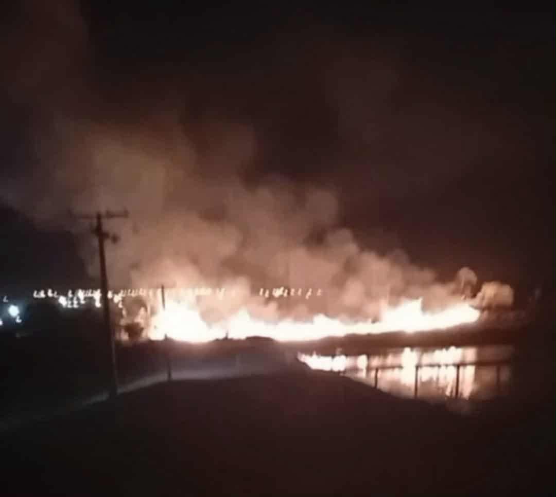 Incêndio de grandes proporções é registrado próximo à Saev em Votuporanga