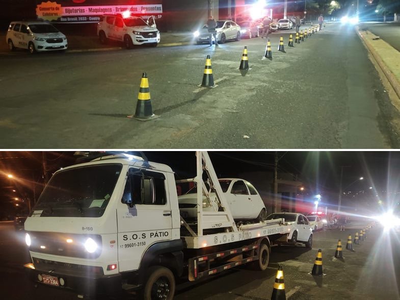 Fiscalização de trânsito em Fernandópolis resulta em veículos recolhidos