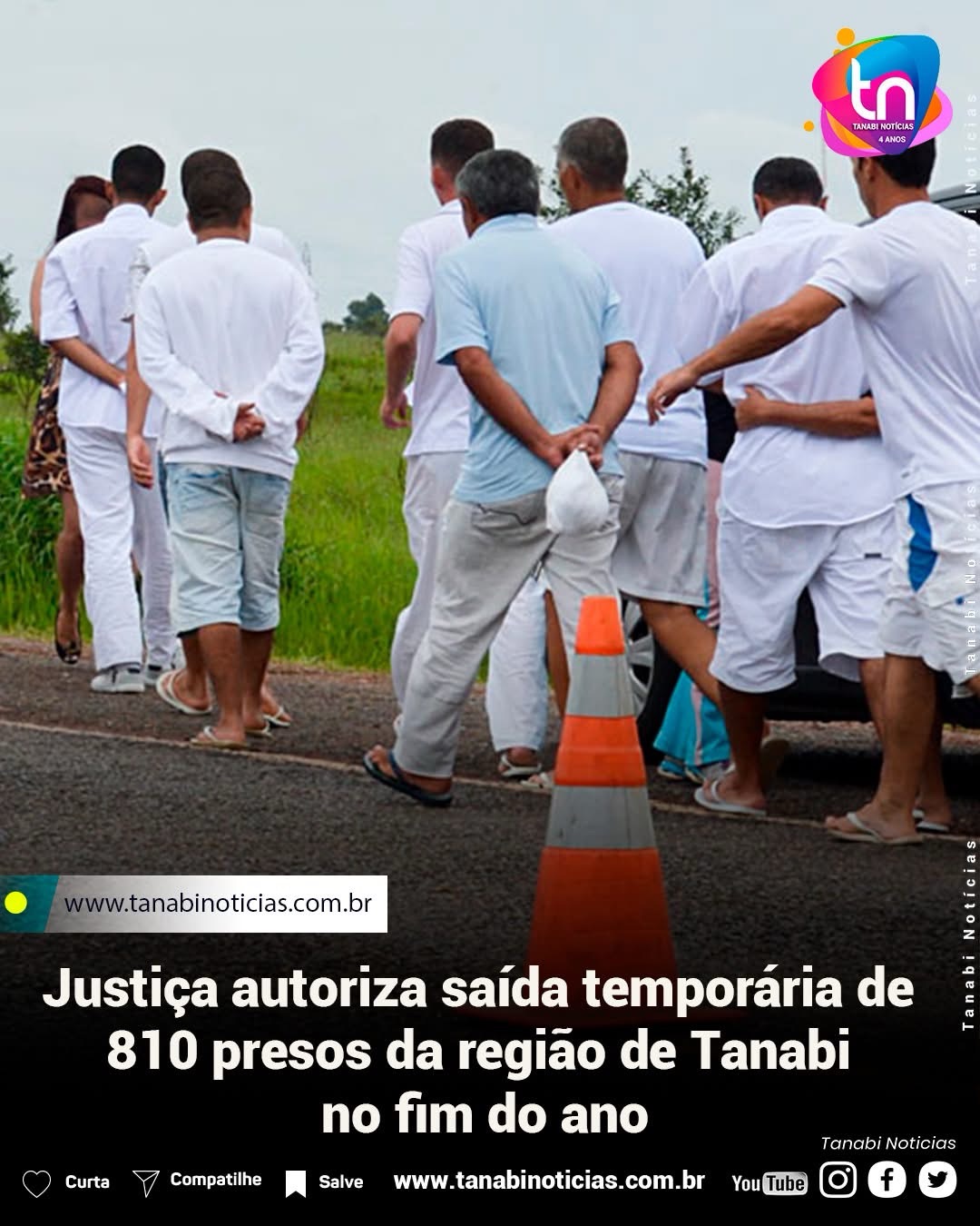 📰 Justiça autoriza saída temporária de 810 presos da região de Tanabi no fim do ano