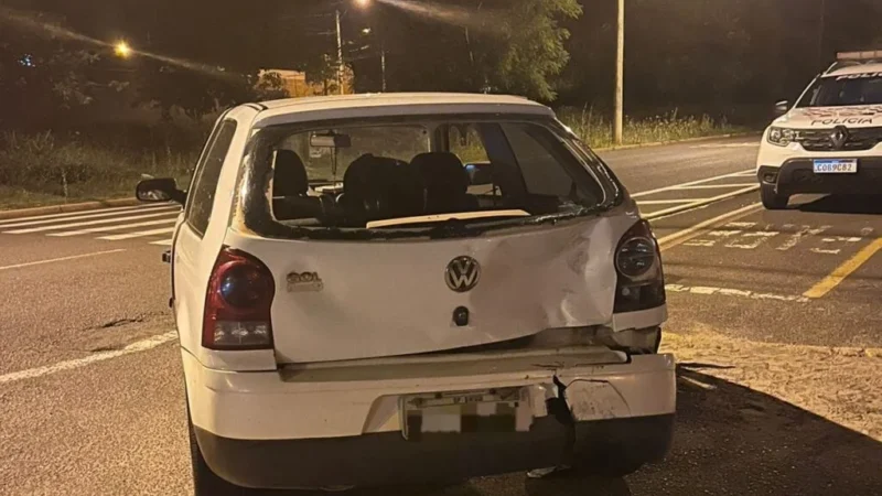 Motociclista sem CNH fica em estado grave após colisão com automóvel em Birigui