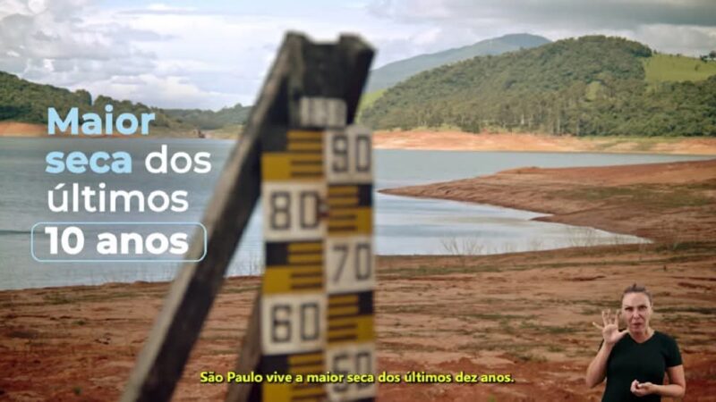 Governo de SP lança nova campanha sobre escassez hídrica e a urgência de conscientização da população