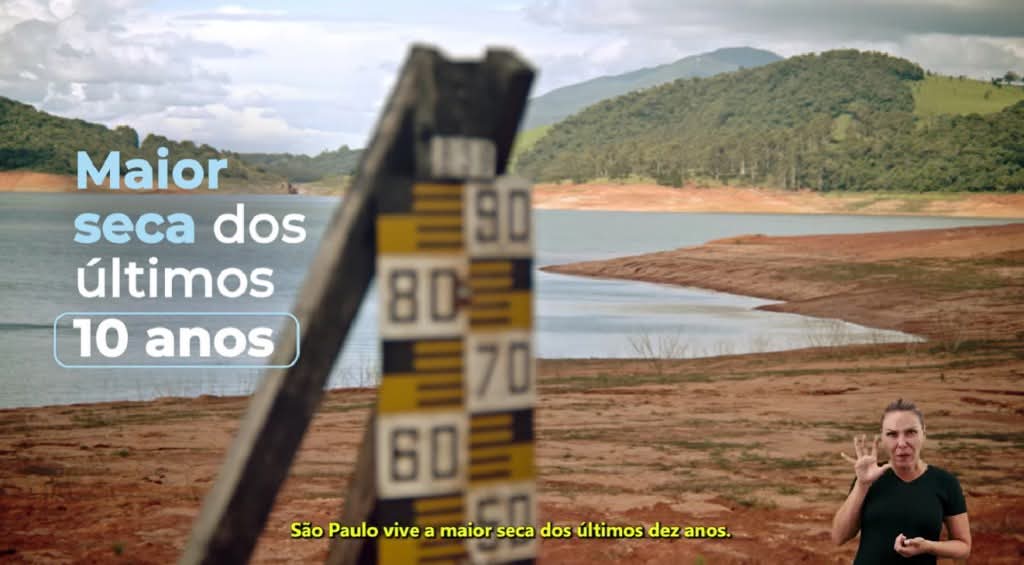 Governo de SP lança nova campanha sobre escassez hídrica e a urgência de conscientização da população