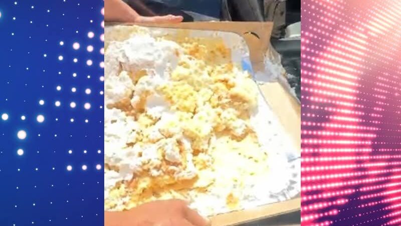 Motorista perde o controle e bate na BR-153 em Rio Preto e destrói bolo de aniversário